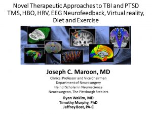 Novel Therapeutic Approaches to TBI and PTSD Image