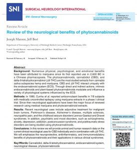 Neurological Benefits of Phytocannabinoids Maroon Bost