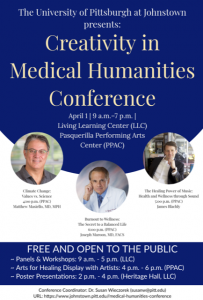 Flyer for Creativity in Medical Humanities