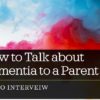 Session 4 Talk to a Parent